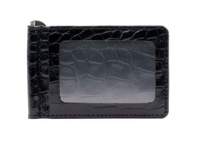 Anthony Alligator Grain Moneyclip 86215 Black