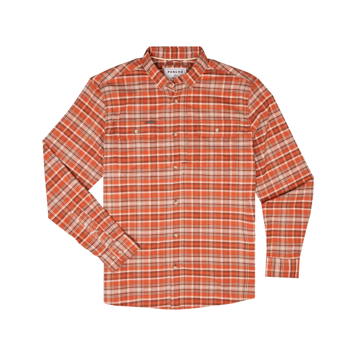 Poncho Flannel Long Sleeve