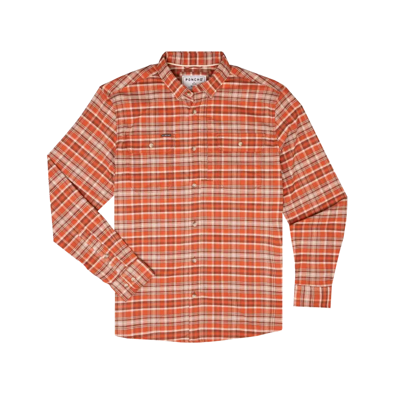 Poncho Flannel Long Sleeve