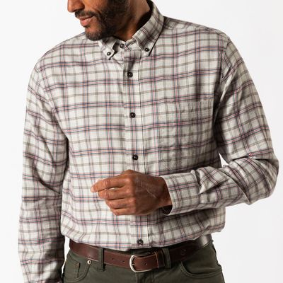 Malcom Plaid Cotton Flannel Sport Shirt
