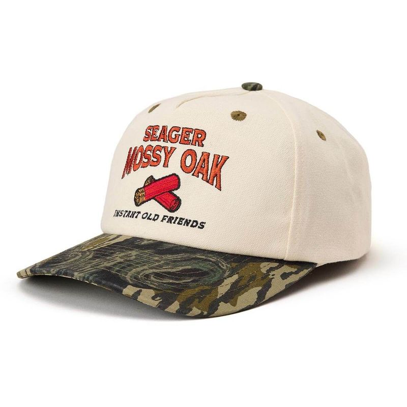 Seager x Mossy Gone Hunting Cream/Camo Snapback