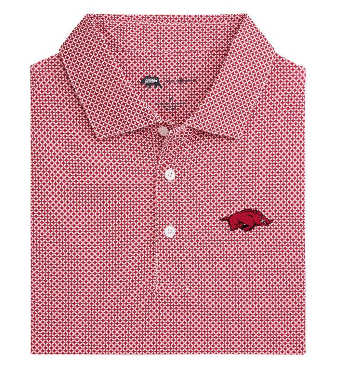 Arkansas Scope Printed Performance Polo