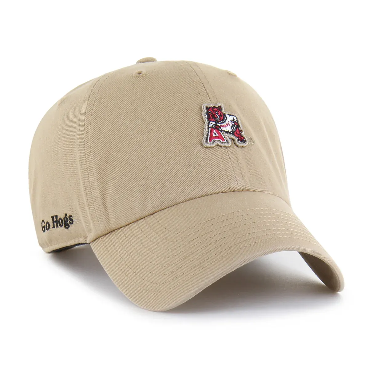 Arkansas Razorbacks Vin White Micro Patch 47 Hitch