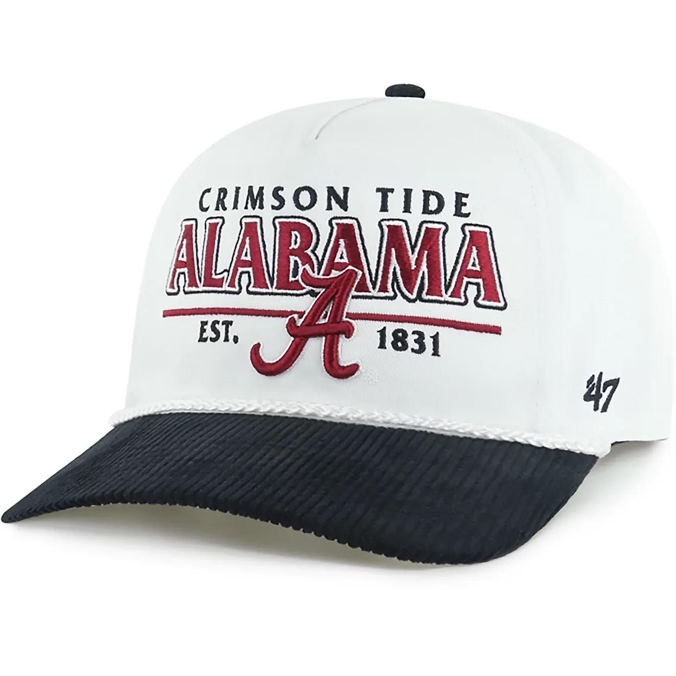 Alabama Crimson Tide Vin White Rustic 47 Hitch