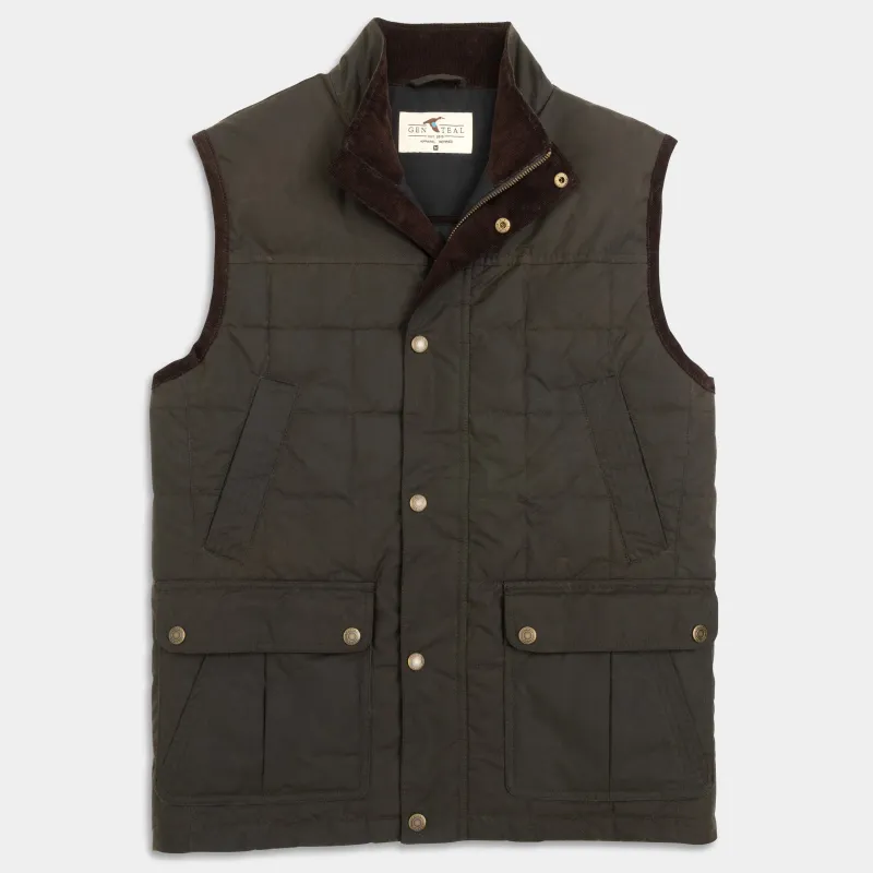Merritt Waxed Cotton Vest 