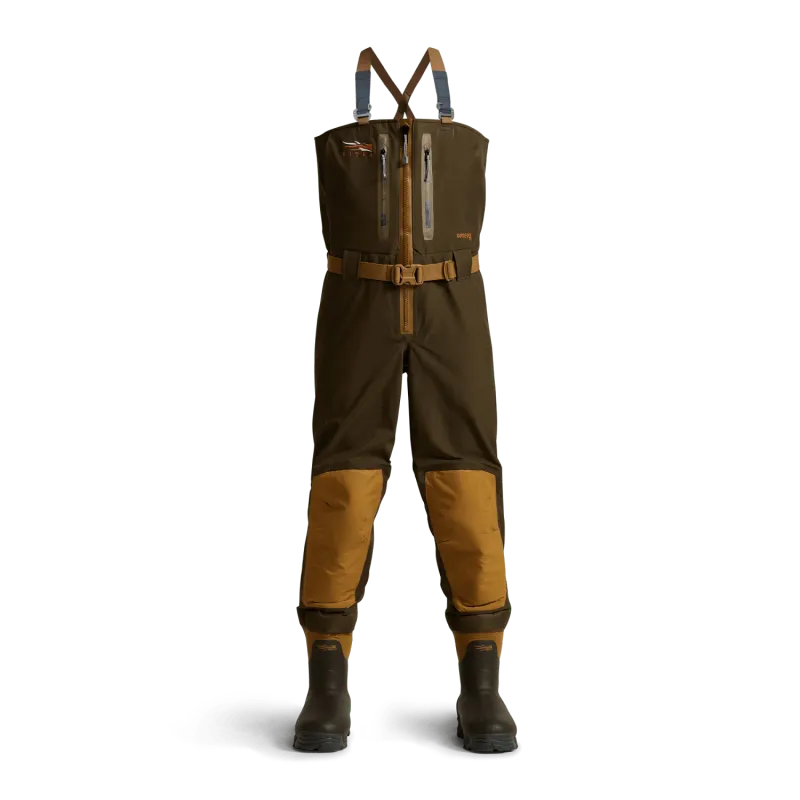 Delta Zip Wader Earth