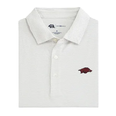 Arkansas Birdie Stripe Performance Polo
