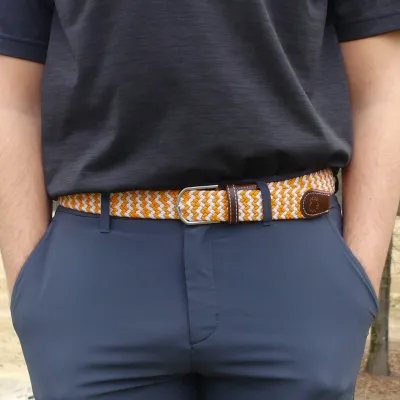 Chevron Elastic Stretch Belt