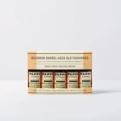 Pappy Van Winkle Bourbon Barrel-Aged Old Fashioned Mix - Single Serve 5 Pack