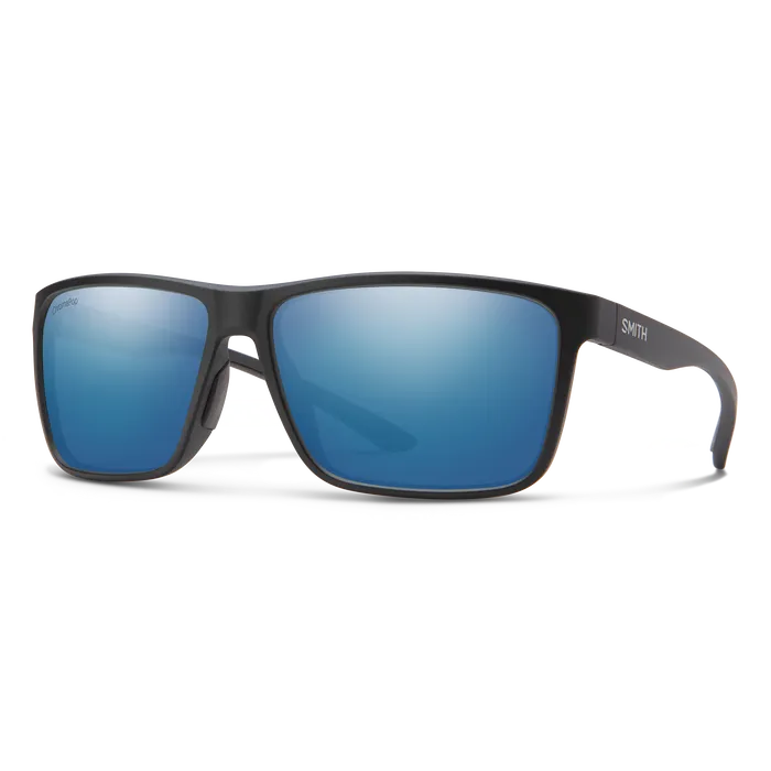 Riptide Matte Black + ChromaPop | Blue Lens