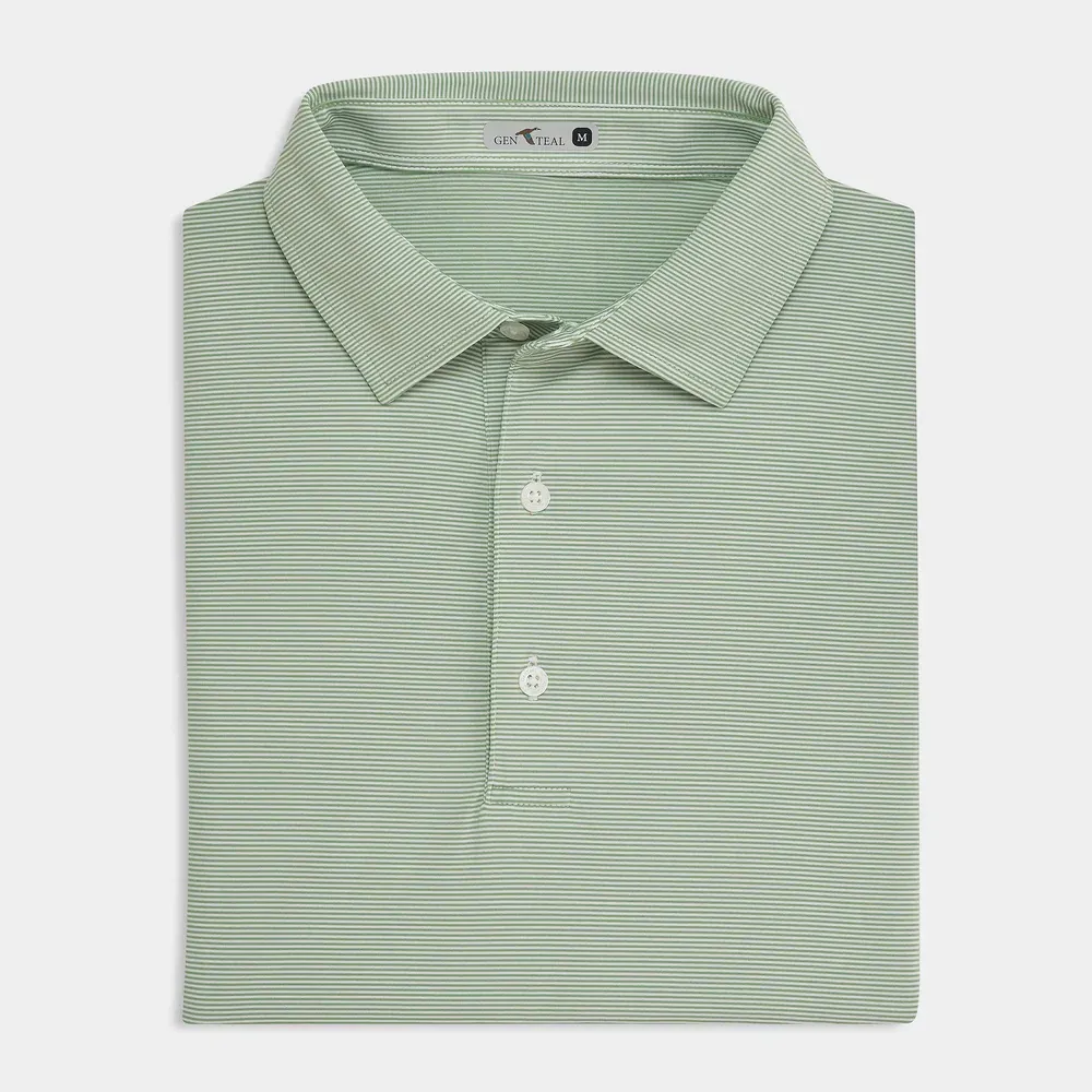 Club Pinstripe Performance Polo