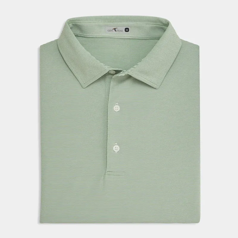Club Pinstripe Performance Polo