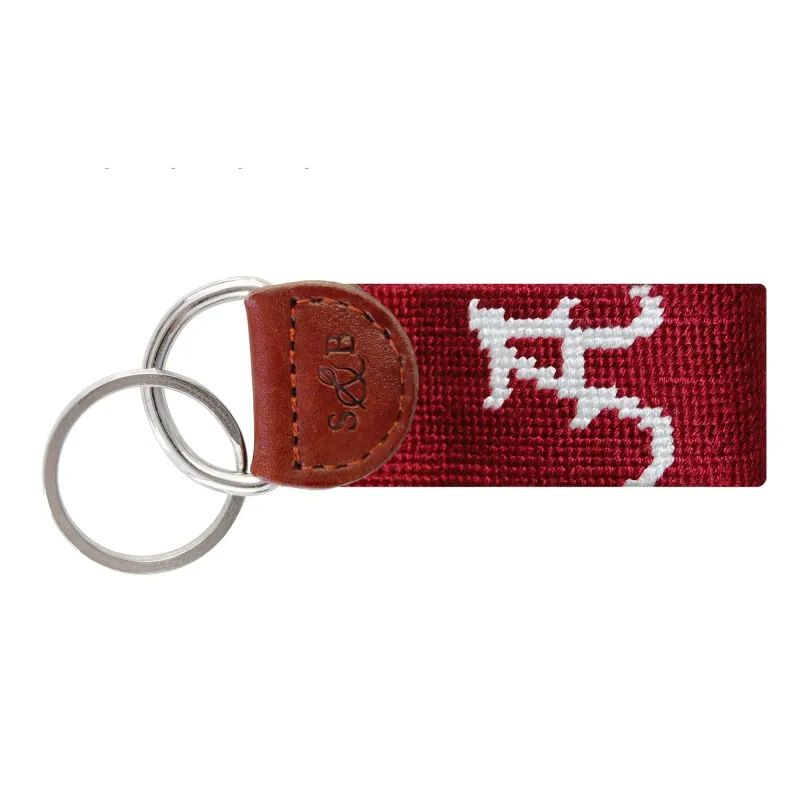 Alabama Needlepoint Key Fob
