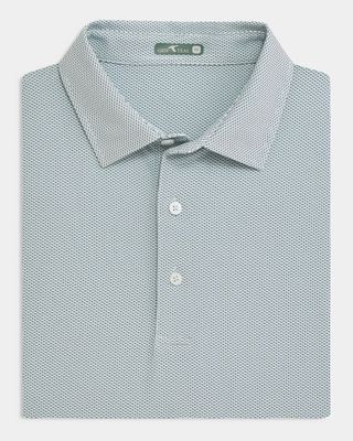 Brick Jacquard Polo