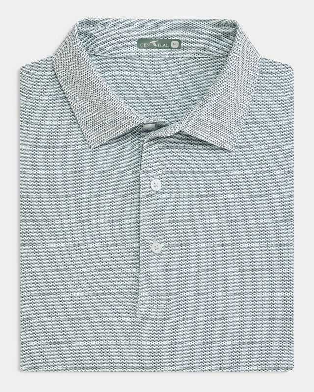 Brick Jacquard Polo