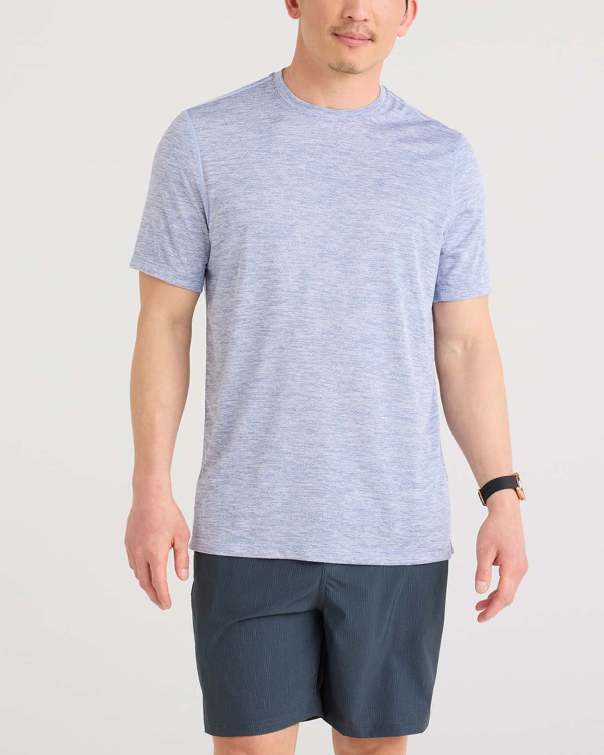 Multi-Sport Tech Tee, Color: Tidal Blue Heather, Size: M