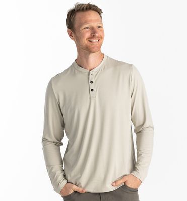 Bamboo Flex Long Sleeve Henley