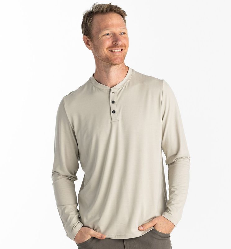 Bamboo Flex Long Sleeve Henley