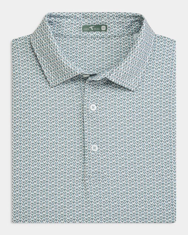 Trophy Printed Performance Polo