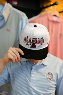 Alabama Crimson Tide Vin White Rustic 47 Hitch