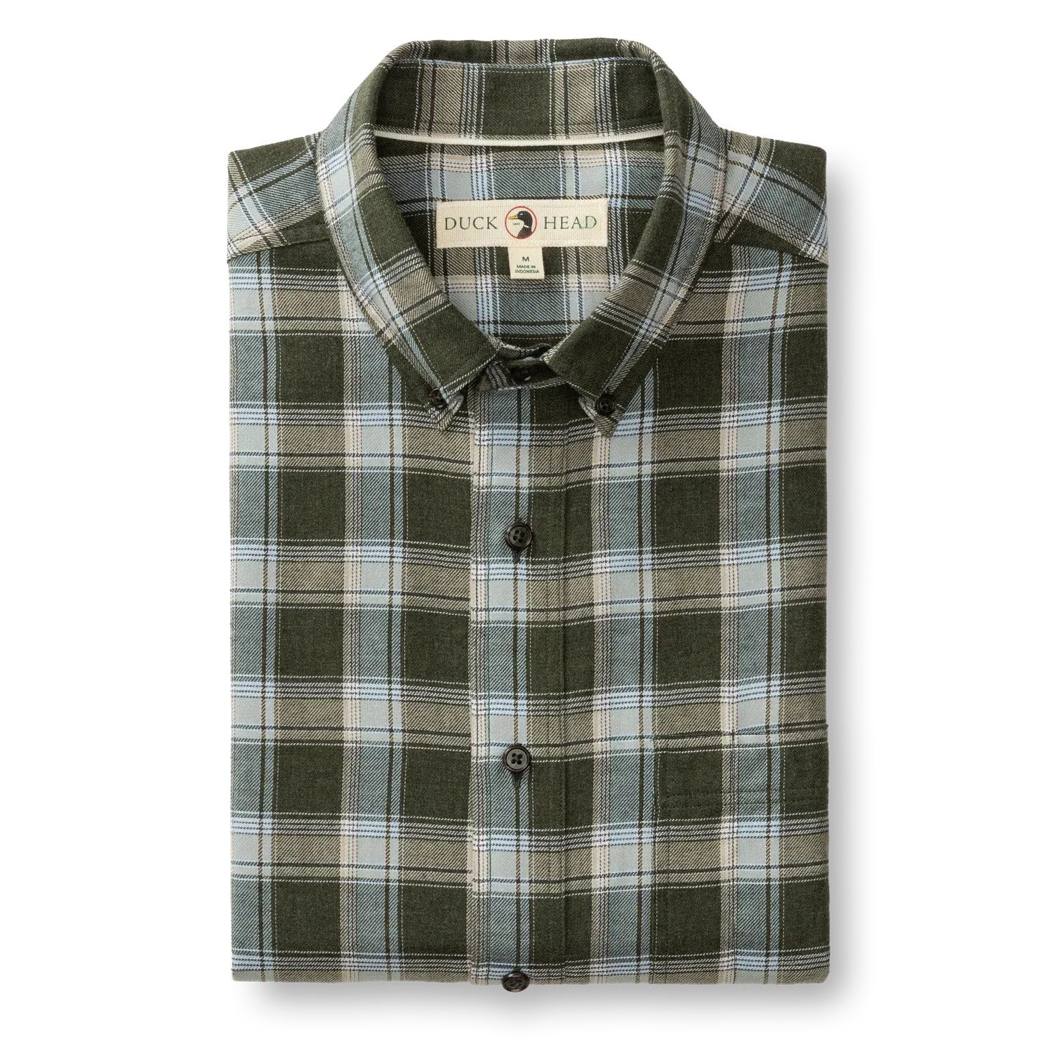 Hank Plaid Cotton Flannel Sport Shirt