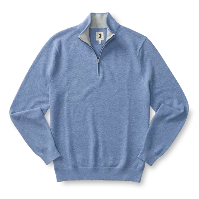 Colton Pique 1/4 Zip Sweater