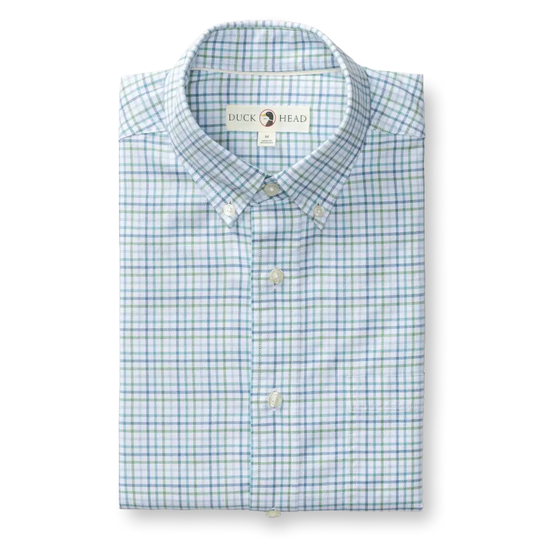 Cooke Plaid Cotton Oxford Sport Shirt