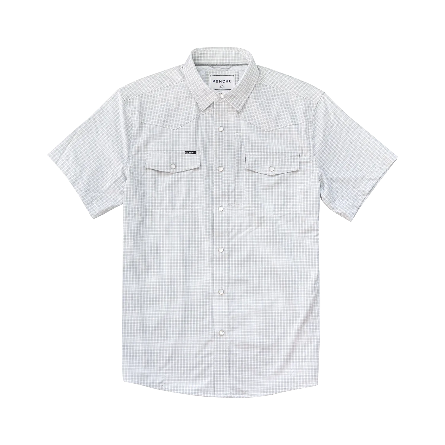 Poncho Western Pearl Snap Shirt