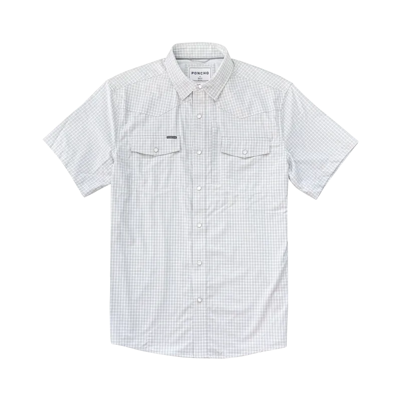 Poncho Western Pearl Snap Shirt