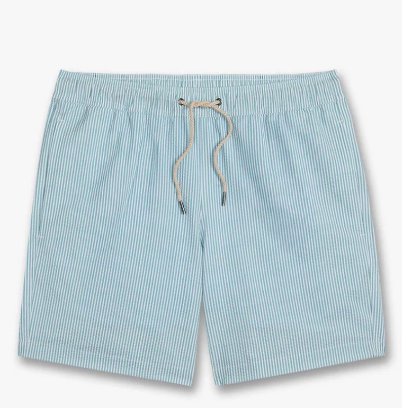 Bayberry Trunk 7", Color: Seapine Seersucker, Size: S