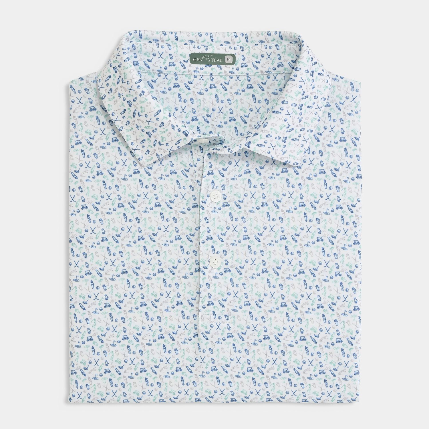 Caddie's Choice Printed Performance Polo