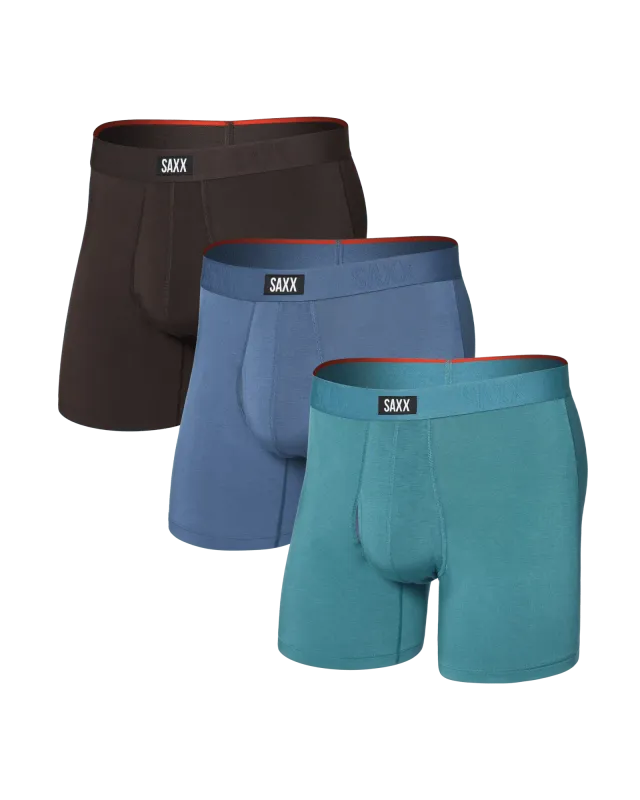 Vibe Xtra soft Comfort Boxer Brief Fly 3-Pack