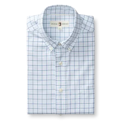 Kline Plaid Cotton Oxford Sport Shirt