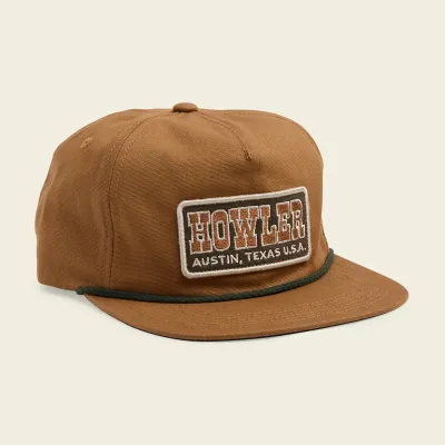 Unstructured Snapback Hat - Howler Slab : Duck Brown