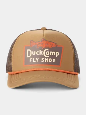 DC Fly Shop Retro Trucker Pintail Brown