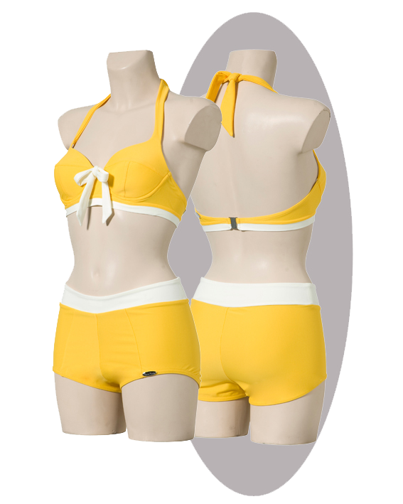 Bikini Lotje, yellow-ivory