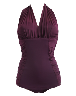 Bathing suit Marilyn, bordeaux
