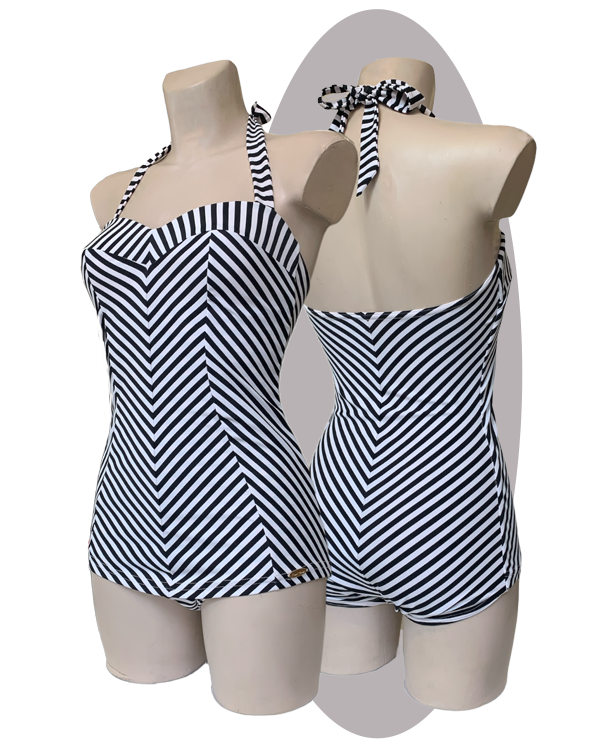 Bathing suit Suzette, striped