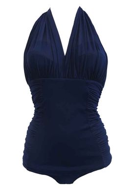 Bathing suit Marilyn, marine blue