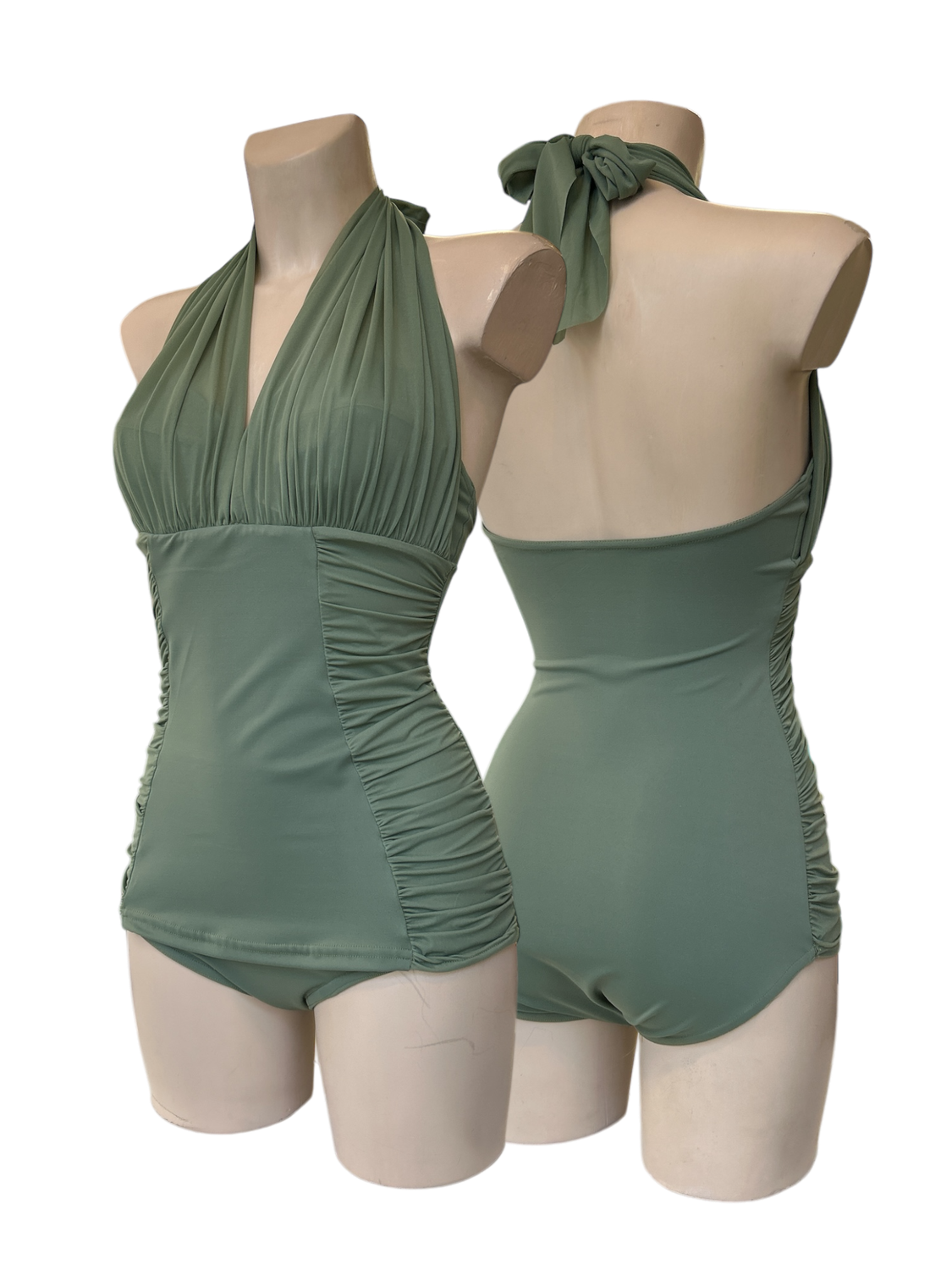 Bathing suit Marilyn, lentegroen