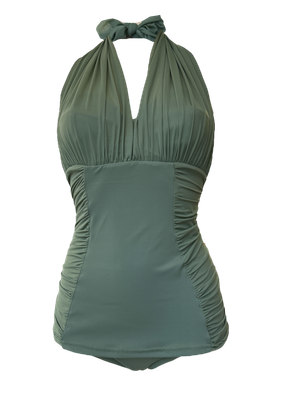 Bathing suit Marilyn, lentegroen