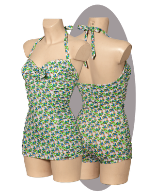 Bathing suit B40VAR p'tit fleurs