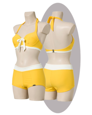 Bikini Lotje, yellow-ivory