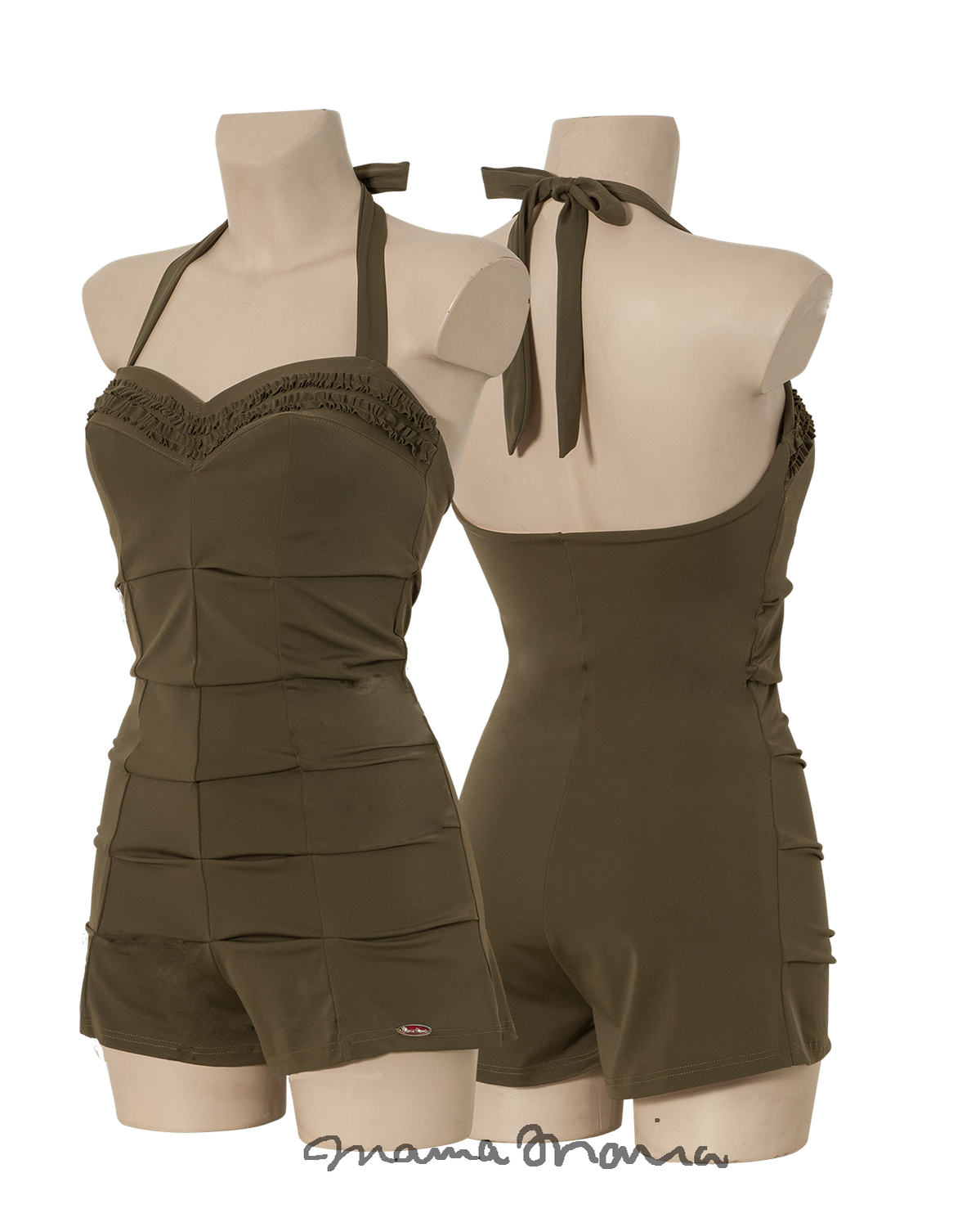 Bathing suit Mae, safari green