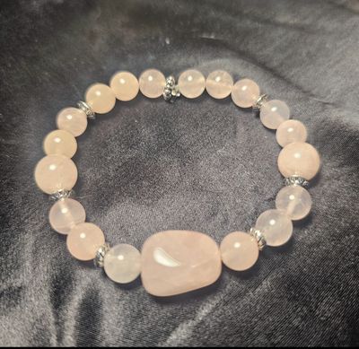 Bracelets pierre quartz rose