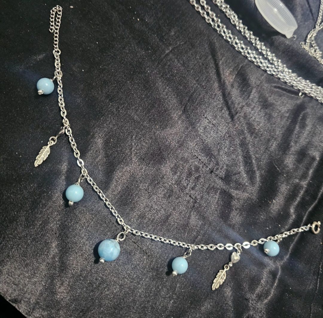 Chaine cheville larimar