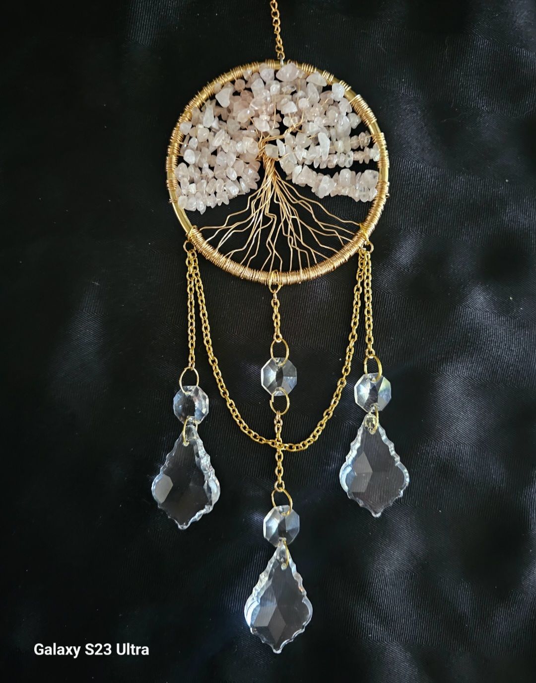 Arbre de vie quartz rose