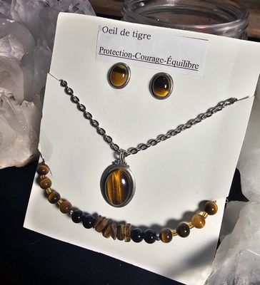 Ensemble oeil de tigre