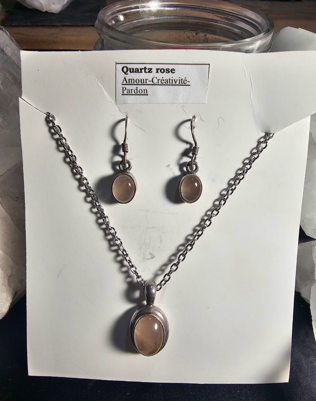 Ensemble quartz rose