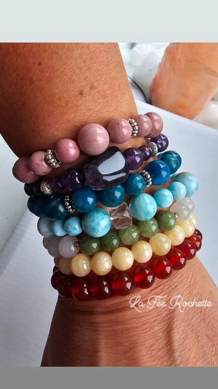Bracelets Pierres et cristaux
